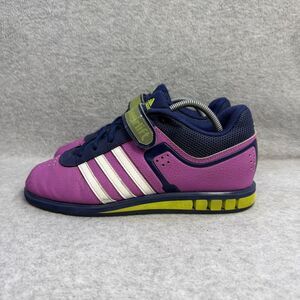 Adidas Powerlift Womens Shoes Size 7.5 Purple Weight Lifting Sneakers B39860